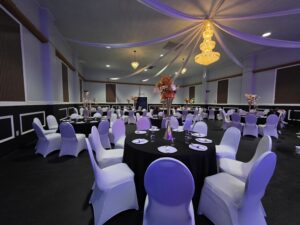 Elegantly Decorated for Weddings.