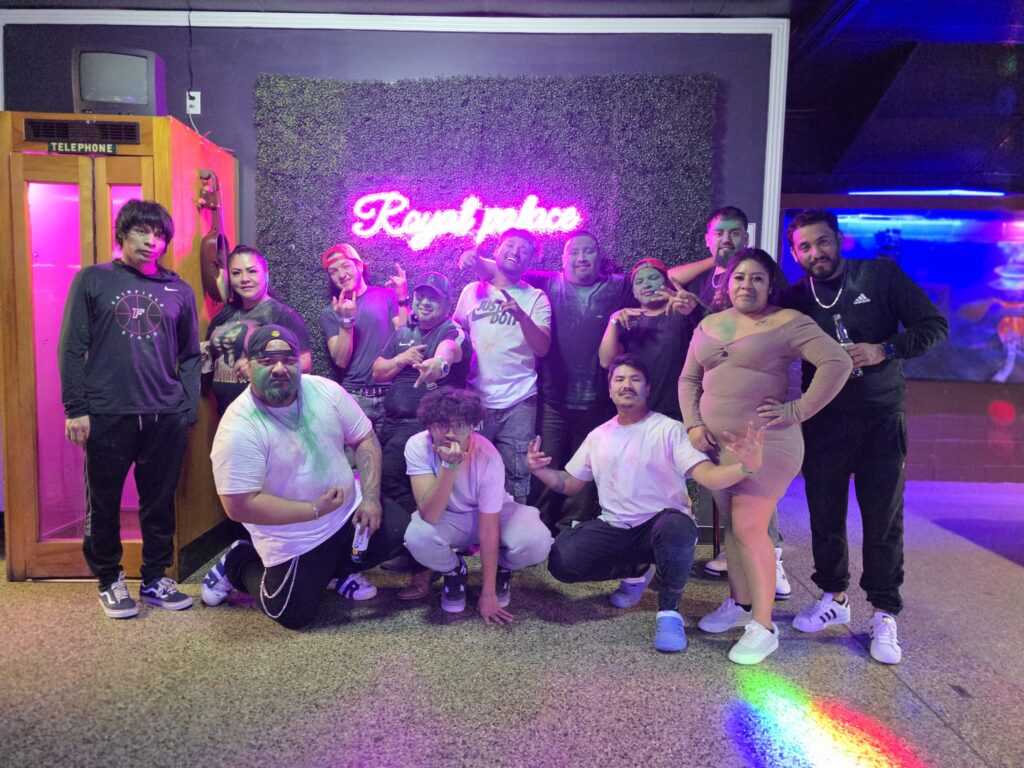 Group of people enjoying a celebration at Royal Palace Akron Ohio event hall