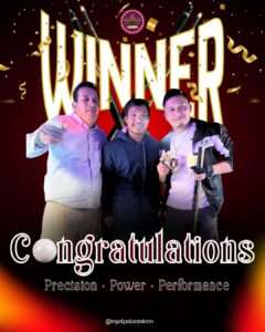 Winner of the Big Pool Tournament at Royal Palace — showcasing precision and performance.
