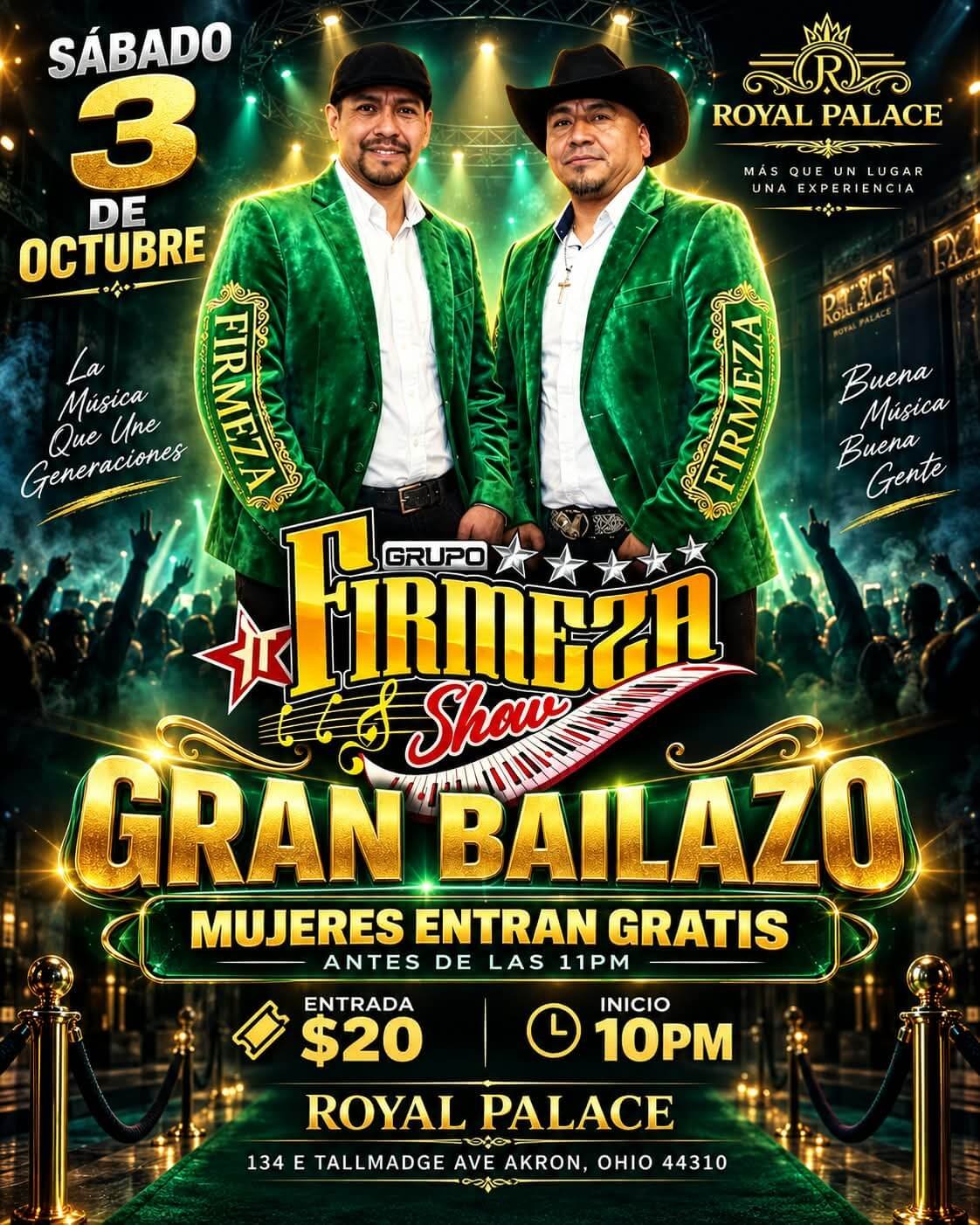 grupo-firmeza-gran-bailazo-royal-palace-akron-october-3-2026 Grupo Firmeza Live in Akron at Royal Palace on October 3, 2026